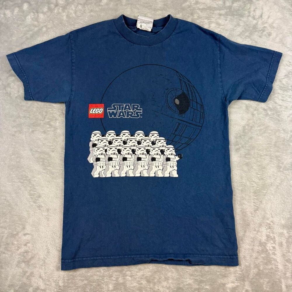 Lego Men's Blue and Navy T-shirt